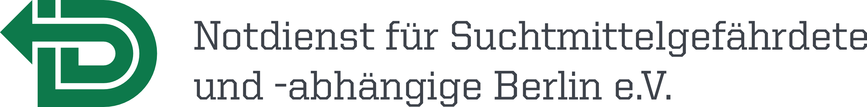 Logo Notdienst für Suchtmittelgefährdete und -abhängige Berlin e.V.