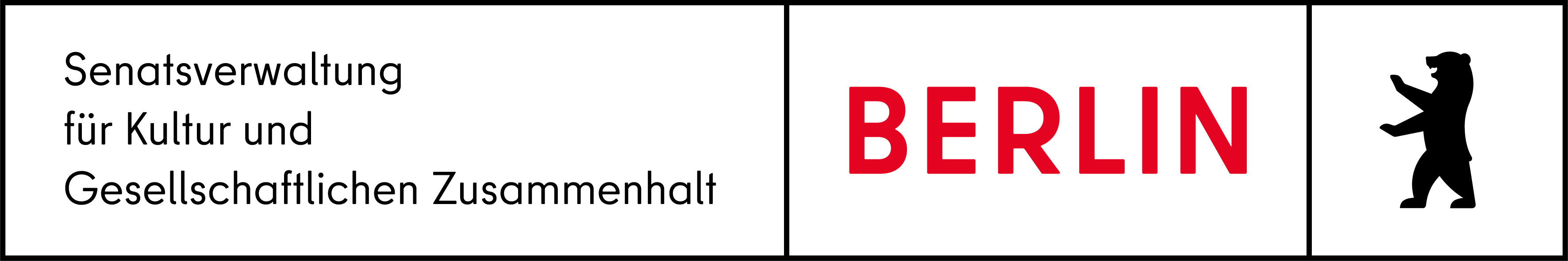 Logo der Senatsverwaltung für Kultur und Gesellschaftlichen Zusammenhalt